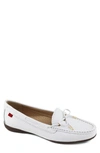 Marc Joseph New York Diana St Loafer In Off-white Svelte Patent