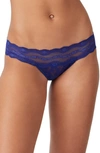 B.tempt'd By Wacoal 'lace Kiss' Bikini In Beacon Blue