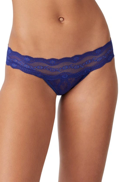 B.tempt'd By Wacoal 'lace Kiss' Bikini In Beacon Blue