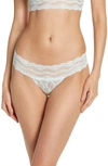 B.tempt'd By Wacoal 'lace Kiss' Thong In Saltwater Slide