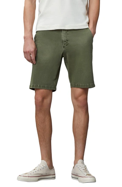 Dl1961 Jake Flat Front Chino Shorts In Green