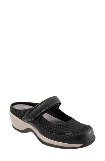 Softwalk Arcadia Mary Jane Flat In Black