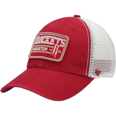 47 ' Red Houston Rockets Off Ramp Trucker Snapback Hat