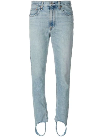 Rag & Bone Olivia Stirrup Jeans In Blue