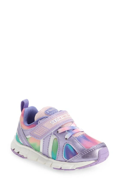 Tsukihoshi Kids' Rainbow Sneaker In Lavender/ Multi