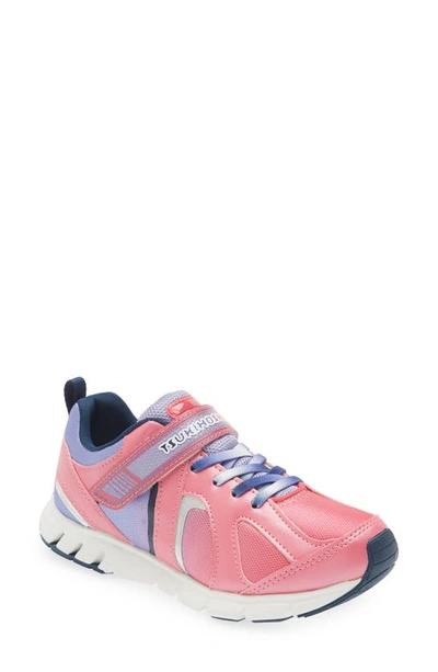 Tsukihoshi Kids' Rainbow Sneaker In Fuchsia/ Purple