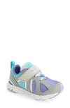 Tsukihoshi Kids' Rainbow Sneaker In Gray/ Purple