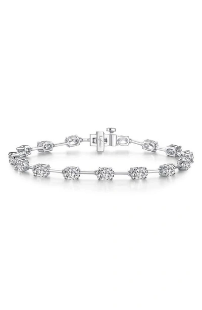 Lafonn Simulated Diamond Station Bracelet In White