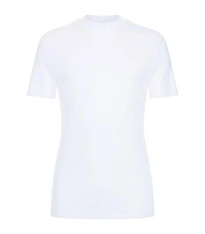 Neil Barrett Cowl Neck T-shirt In White