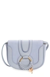 See By Chloé Mini Hana Leather Bag In Silver River