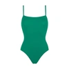 Eres Aquarelle One-piece Swimsuit With Thin Straps In Cactus