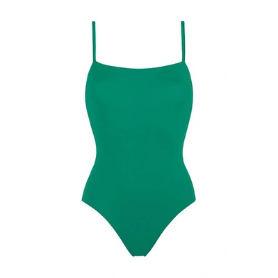 Eres Aquarelle One-piece Swimsuit With Thin Straps In Cactus