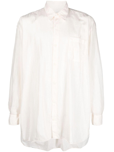 Our Legacy Plain Silk Shirt In White