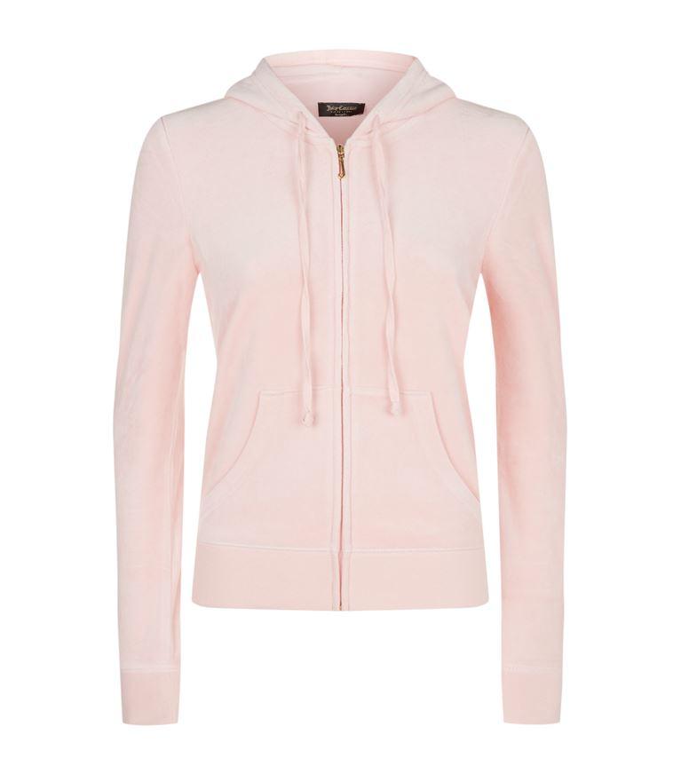 Juicy Couture Velour Logo Hoodie In No Color | ModeSens
