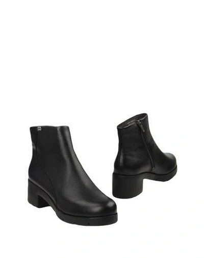 Camper Ankle Boot In Black