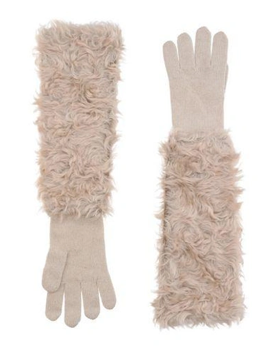Prada Gloves In Beige