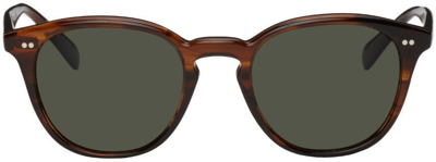Oliver Peoples Desmon 0ov5454su 1724p1 Round Polarized Sunglasses In Brown