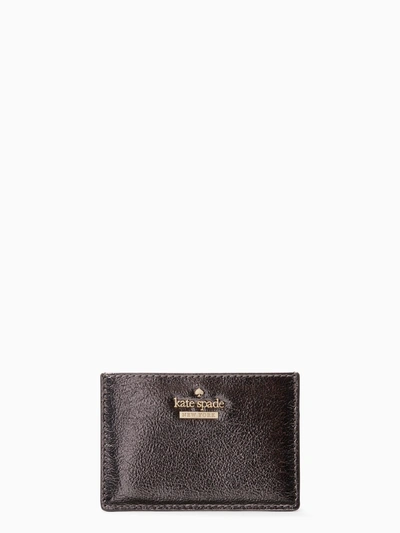 Kate Spade Highland Drive Card Holder In Anthracite