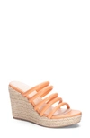 Chinese Laundry Eleana Espadrille Wedge Sandal In Orange