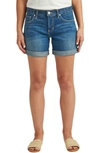 Jag Jeans Alex Boyfriend Denim Shorts In Brilliant Blue