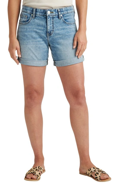 Jag Jeans Alex Boyfriend Denim Shorts In Blue