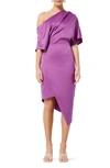 Elliatt Carson One-shoulder Dress In Orchid