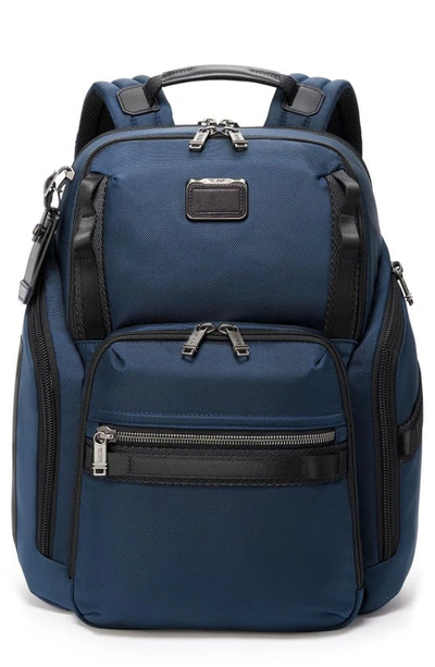 Tumi Search Nylon Backpack In Navy