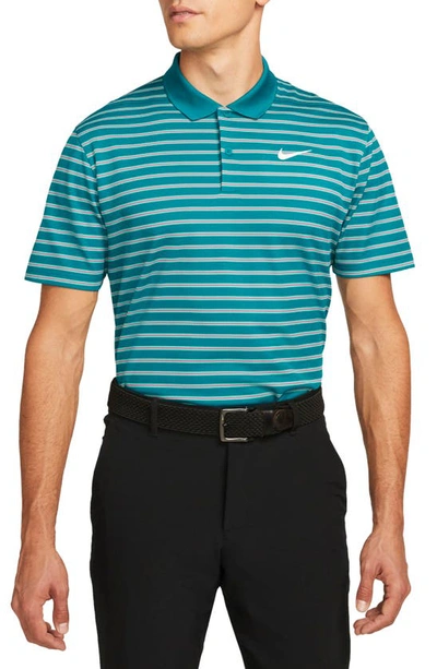 Nike Dri-fit Victory Golf Polo In Bright Spruce/ White