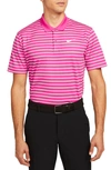 Nike Dri-fit Victory Golf Polo In Active Pink/ White