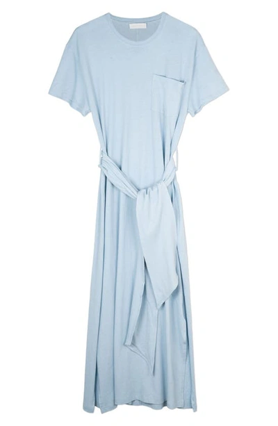 Jonathan Simkhai Standard Organic Cotton T-shirt Dress In Blau