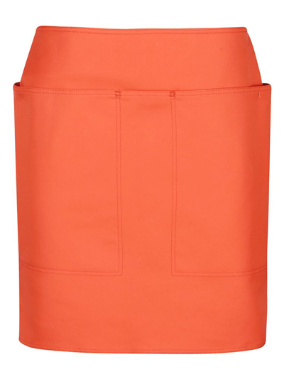 Max Mara Zip In Orange