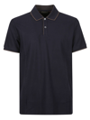 Loro Piana Brentwood Honeycomb Jersey Piqué Polo In Navy