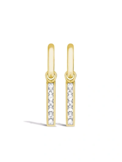 Pragnell 18kt Yellow Gold Rockchic Diamond Earrings