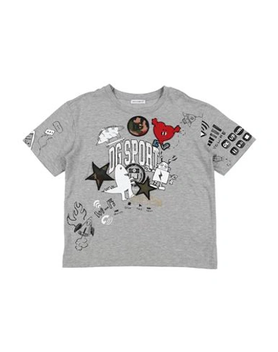 Dolce & Gabbana Babies' Printed T-shirt In Grey