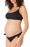 Cache Coeur Maternity Porto Vecchio Two-piece Swimsuit In Black