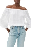 Michael Stars Isabel Convertible Top In White