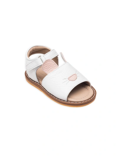 Elephantito Kids' Little Girl's 4-6.5 Toddler Bunny Sandal In White