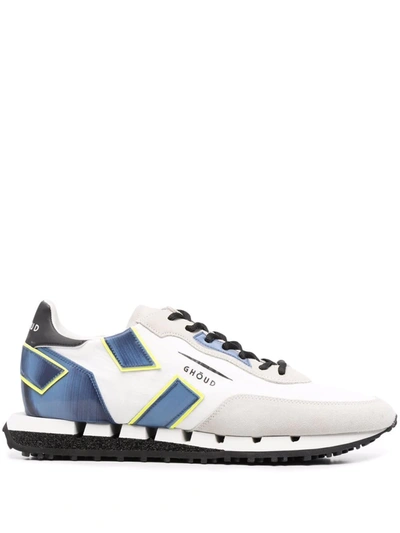 Ghoud Rush Panelled Sneakers In Weiss