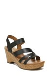 Naturalizer Cynthia Platform Wedge Sandal In Black