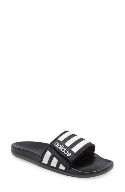 Adidas Originals Adilette Comfort Adjustable Sport Slide In Black
