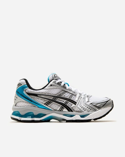 Asics Gel-kayano 14 Mesh And Leather Trainers In Weiss