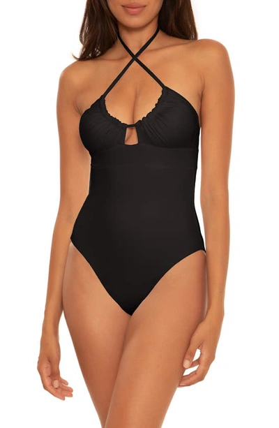 Becca Multiway One-piece Swimsuit In Black