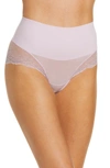 Spanx Undie-tectable Lace Hi-hipster Panties In Luxe Lilac Crossdye