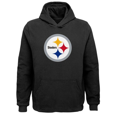 Outerstuff Kids' Toddler Black Pittsburgh Steelers Team Logo Pullover Hoodie