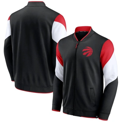 Fanatics Branded Black Toronto Raptors League Best Performance Full-zip Jacket