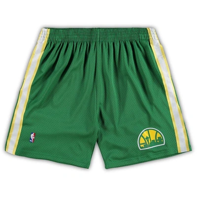 Mitchell & Ness Men's  Kelly Green Seattle Supersonics Big And Tall Hardwood Classics Team Swingman S