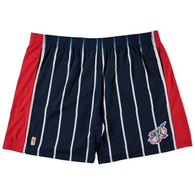 Mitchell & Ness Men's Mitchell Ness Navy Houston Rockets Big Tall Hardwood Classics Team Swingman Shorts