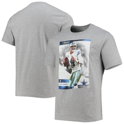 Nfl Dak Prescott Heathered Gray Dallas Cowboys Name & Number T-shirt In Heather Gray