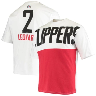 Fanatics Branded Kawhi Leonard White La Clippers Yoke T-shirt