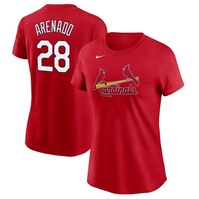 Nike Nolan Arenado Red St. Louis Cardinals Name & Number T-shirt